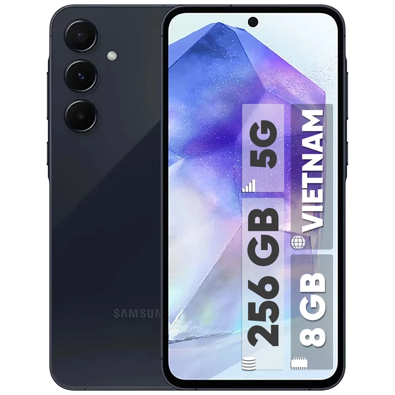 گوشی سامسونگ Galaxy A55 دو سیم‌کارت، ظرفیت 256GB و رم 8GB ـ ویتنام